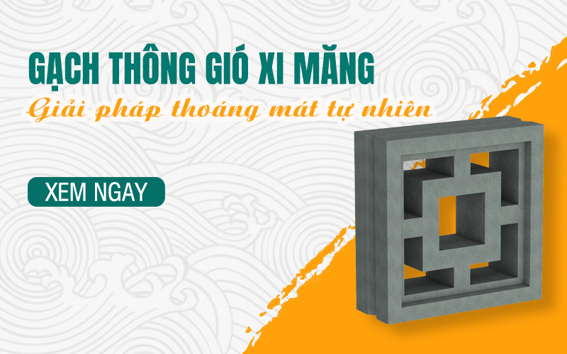 Gạch thông gió xi măng